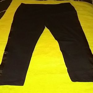 Black stretch pants